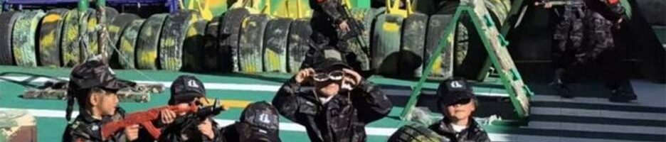 中共对西藏幼儿园儿童进行“爱国”军训